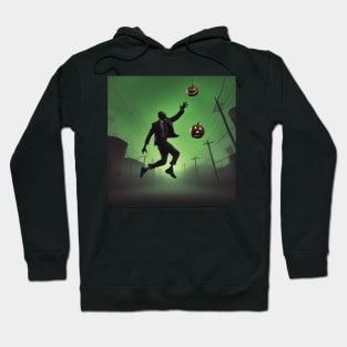 Michael Jordan Highest Jumps catch halloween pumpkins Hoodie